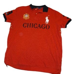 Polo by Ralph Lauren Chicago Red Polo Shirt
